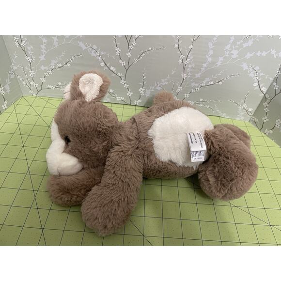 Aurora Flopsie Gemini Goat Plush Brown Huggable Lovey Stuffed Animal 12 Inch - Picture 4 of 12